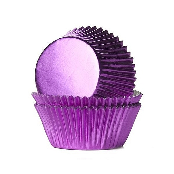 Set Forme Briose Foil Pink &ndash; 24 bucati &ndash; House of Marie