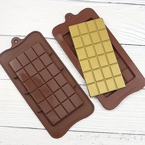 Forma din Silicon - Tableta de Ciocolata - 22x10 cm, Ad&acirc;ncime 1 cm