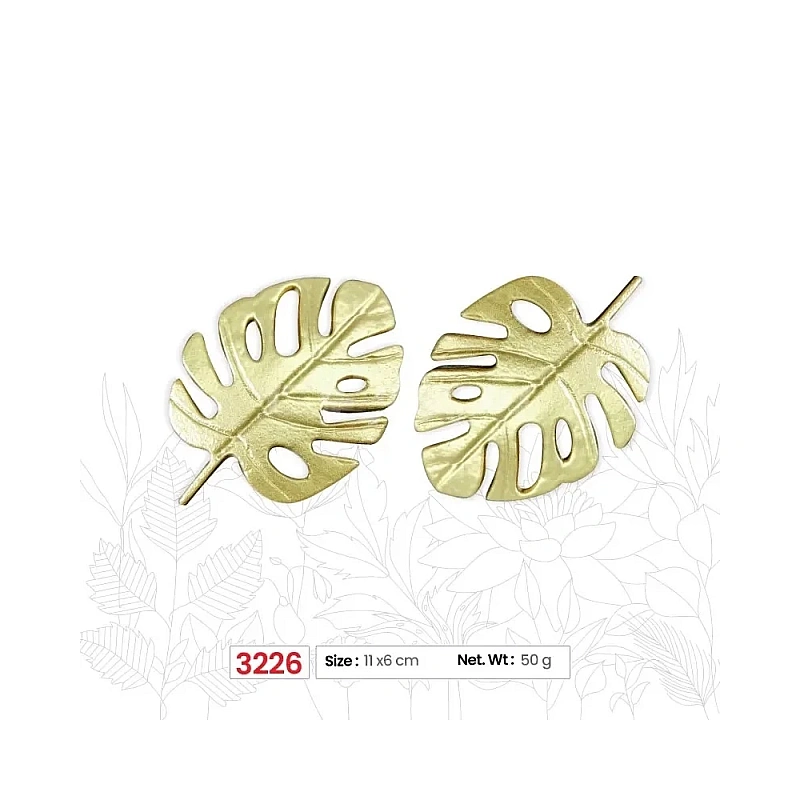 Mulaj din silicon Frunze tropicale (M3226) - 11 x 6cm - Anyta Cooking