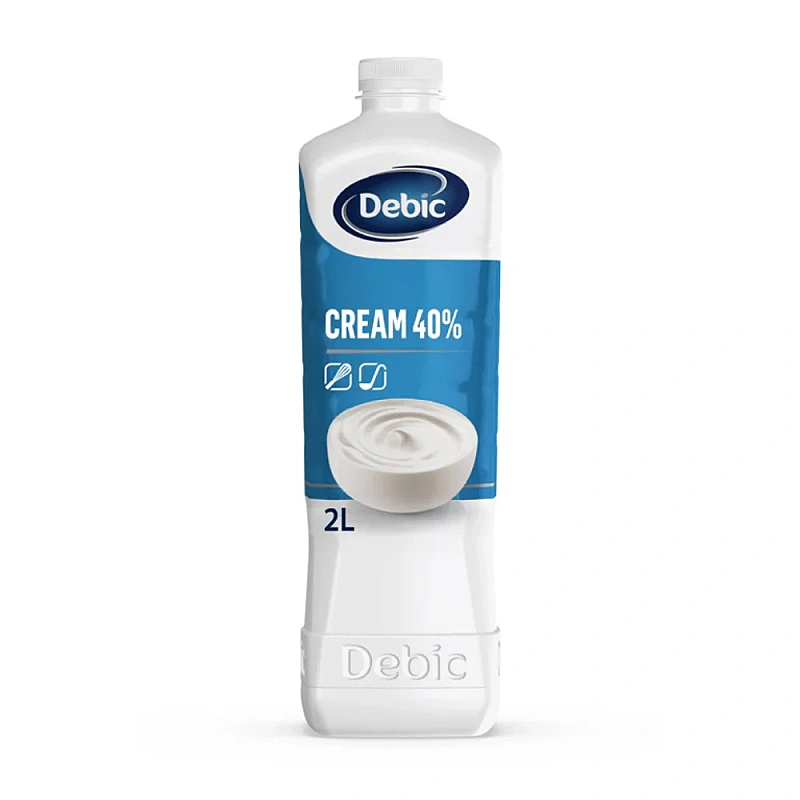 Smantana fara zahar pentru frisca si gatit 40% - 2 L - Debic