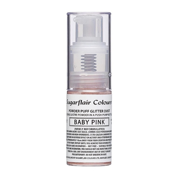 Spray cu Pompita &ndash; BABY PINK/ ROZ BEBELUS &ndash; 10 G &ndash; Sugarflair