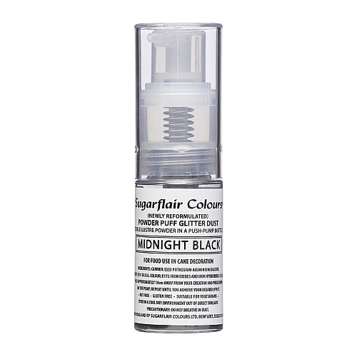 Spray cu Pompita &ndash; MIDNIGHT BLACK &ndash; 10 G &ndash; Sugarflair