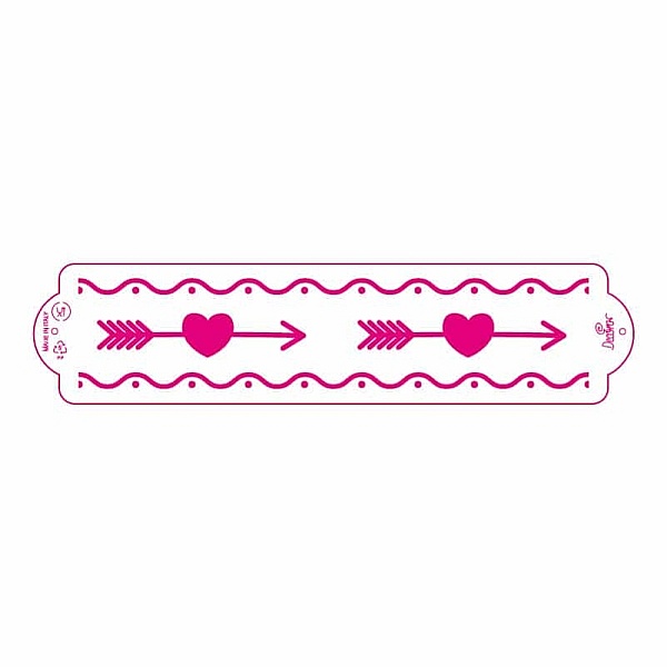 Stencil Love 7x30 CM - Decora