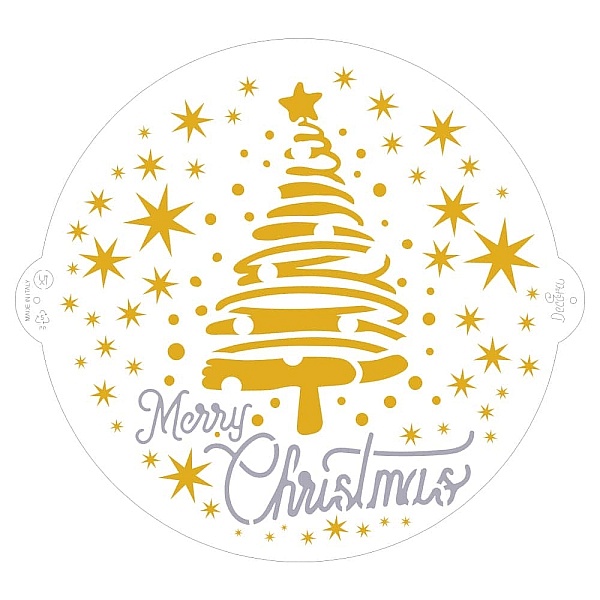 Stencil Merry Christmas - Decora