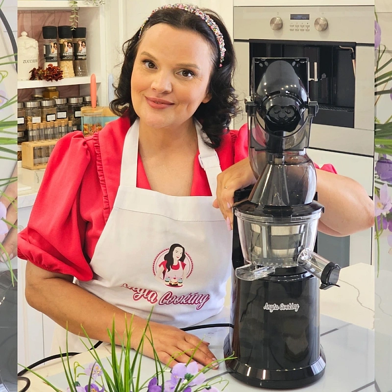 Storcător cu melc  Multifunctional -FRESH MIX - Anyta Cooking - Maxim de Suc, Plus &Icirc;nghețată Sănătoasă