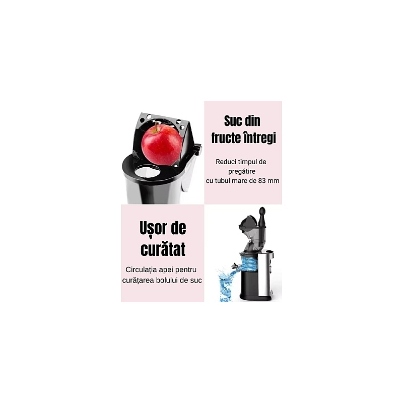 Storcător cu melc  Multifunctional -FRESH MIX - Anyta Cooking - Maxim de Suc, Plus &Icirc;nghețată Sănătoasă