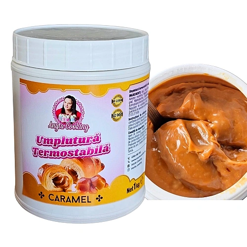 Umplutură Termostabilă cu aroma de - CARAMEL - 1 kg - Anyta Cooking
