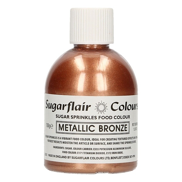 Zahar Fin Sclipicios -100 GR &ndash; BRONZ/BRONZ &ndash; Sugarflair