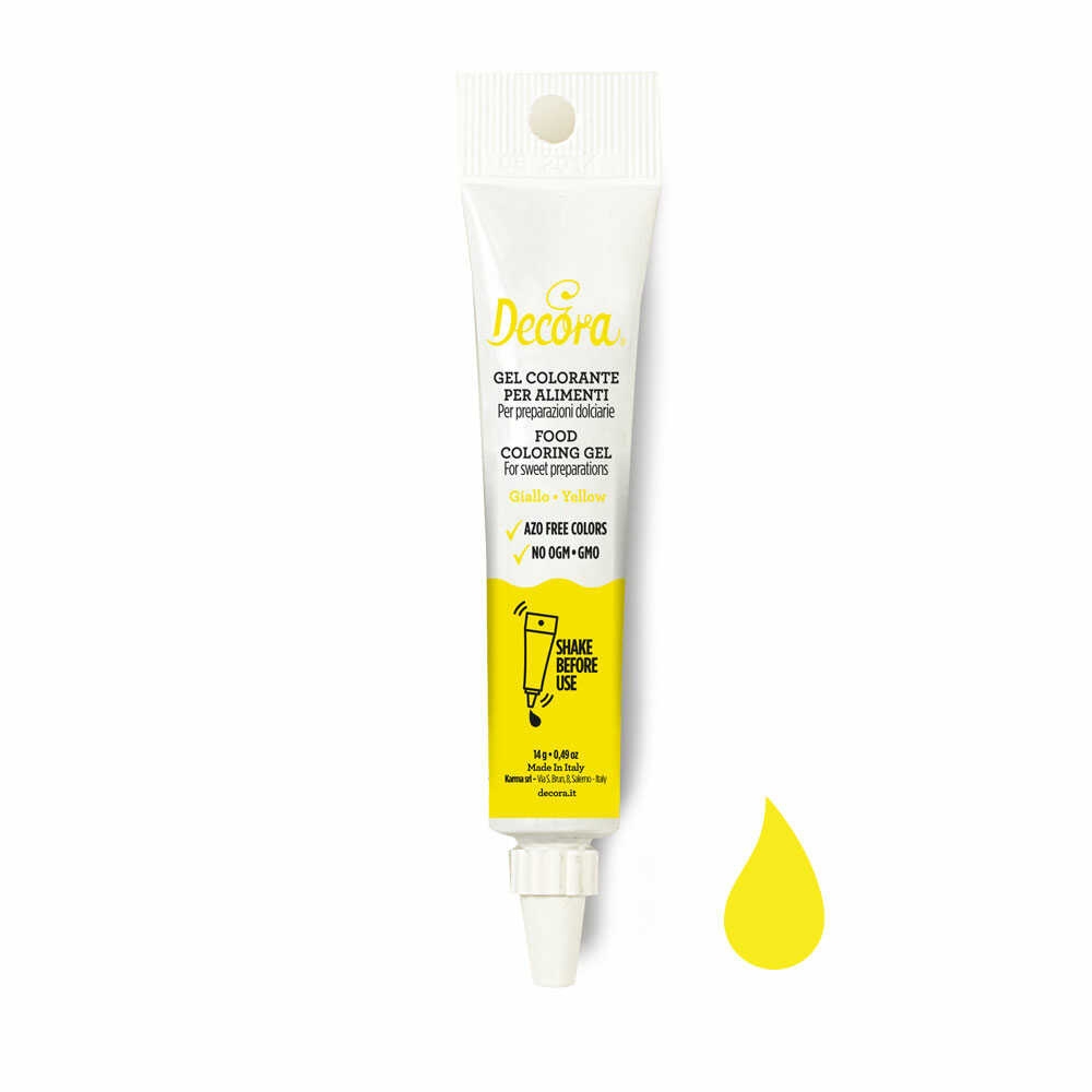 Colorant gel natural Galbel / Yellow 14g - Decora