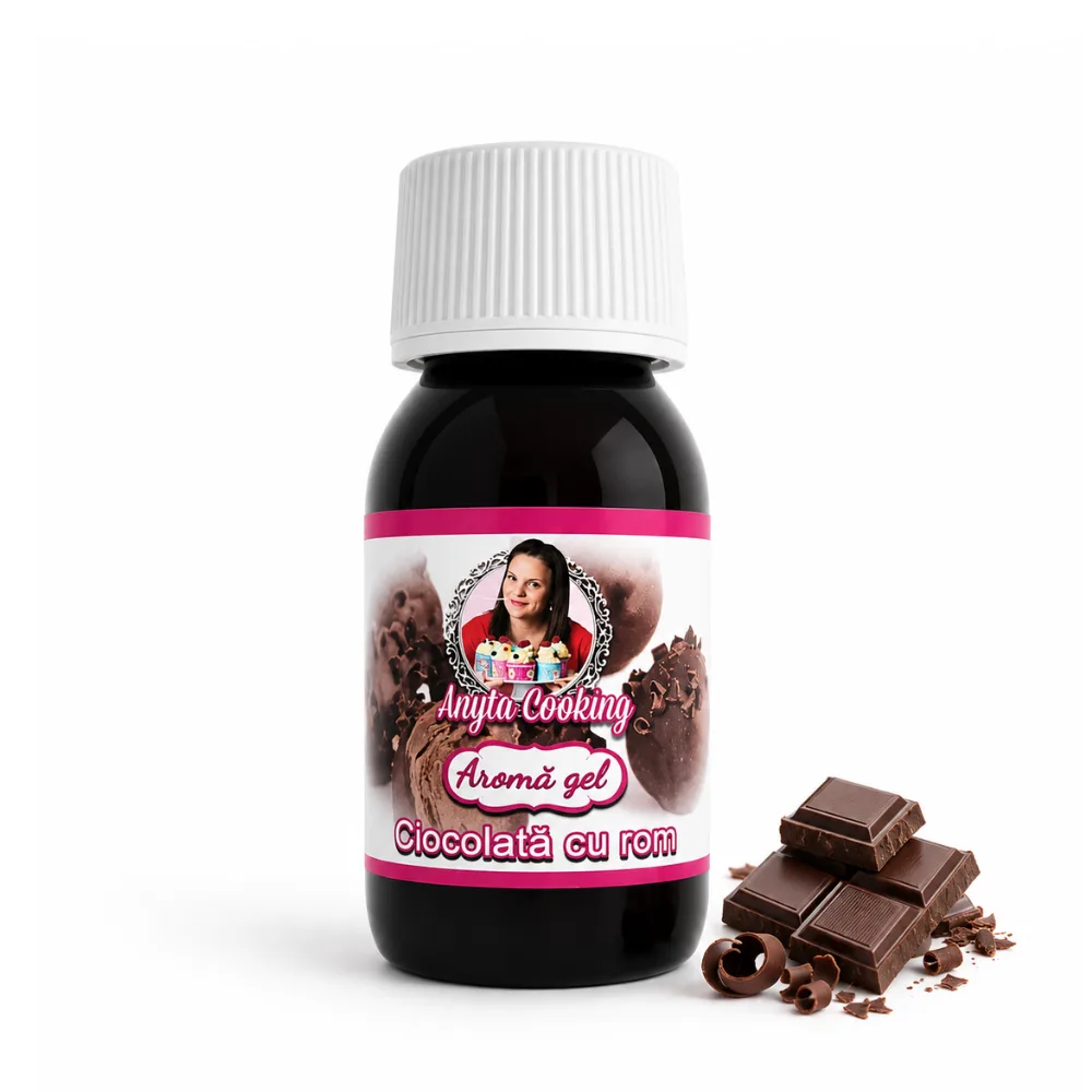 Aroma Gel - CIOCOLATA CU ROM - 60 ml - Anyta Cooking