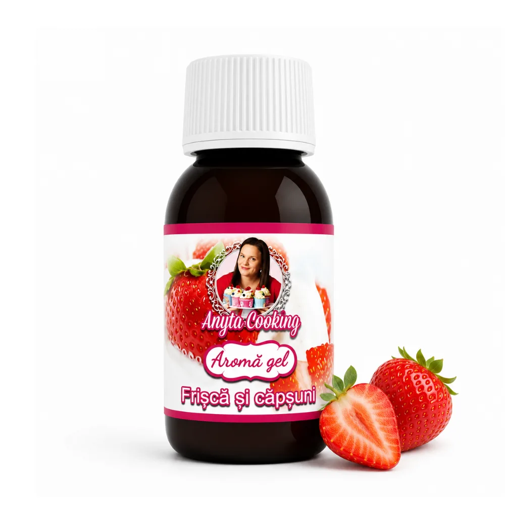 Aroma Gel - FRISCA CU CAPSUNI - 60 ml - Anyta Cooking