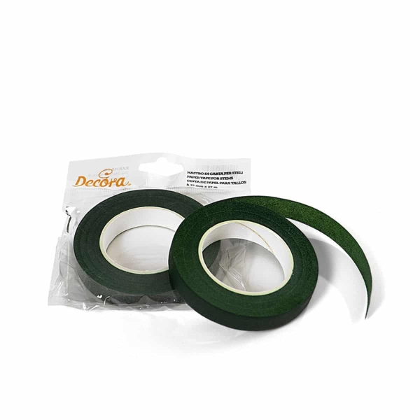 Banda Flori Verde Inchis - 12 mm x 27 m - Decora - Anyta Cooking