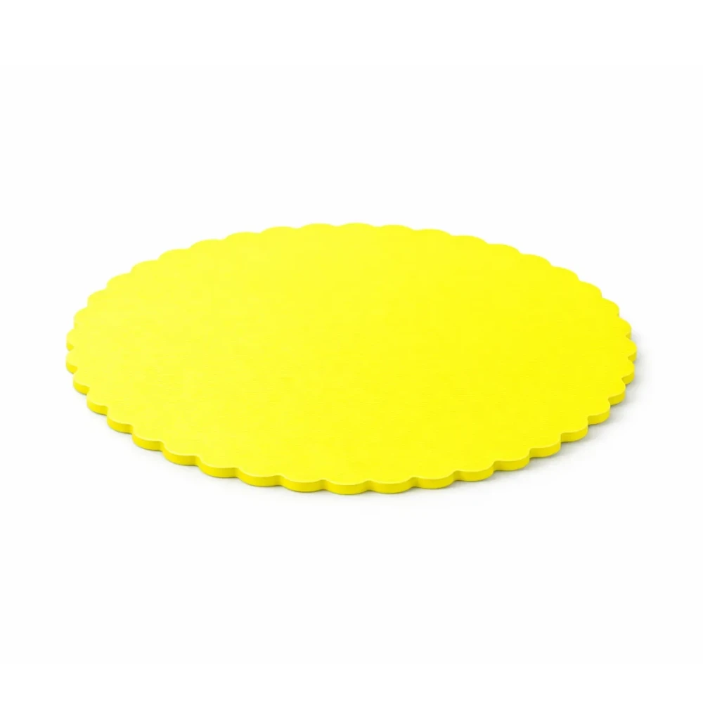 Disc Tort rotund Extra Tare 3mm gros - GALBEN - Ø 20 cm - Anyta Cooking
