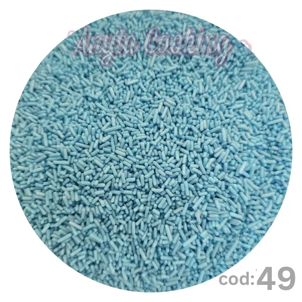 Bastonase Zahar - Albastru Deschis - 80 gr - Anyta Cooking NR49