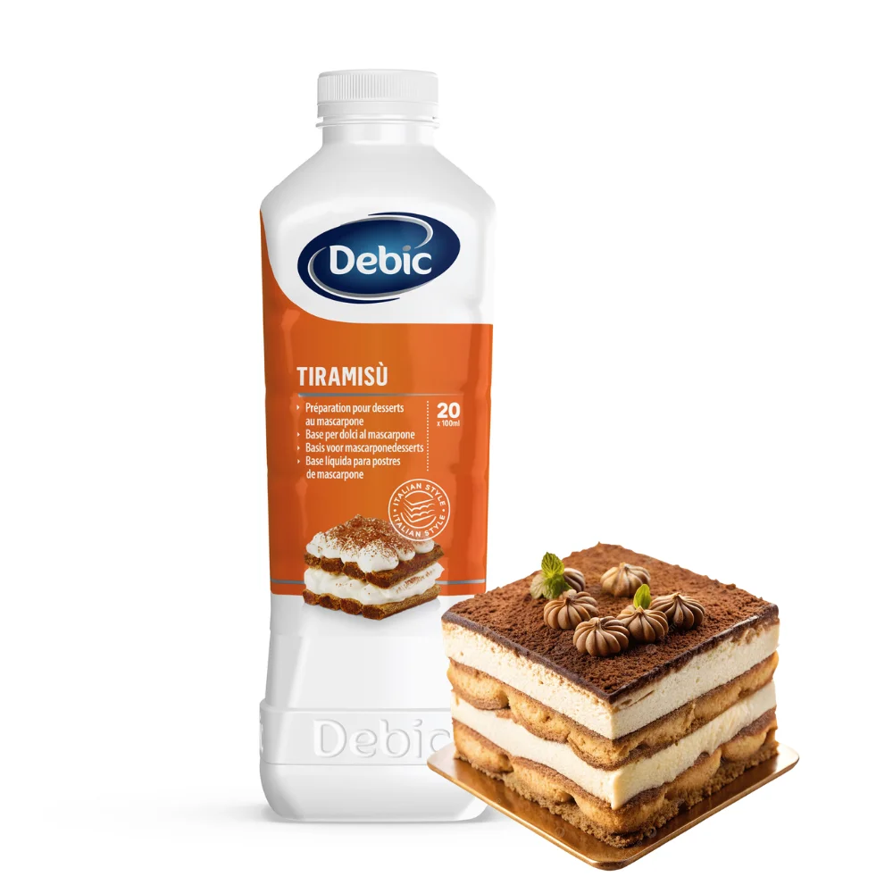 Baza lichida pentru Tiramisu cu 55% mascarpone  - 1 L - Debic