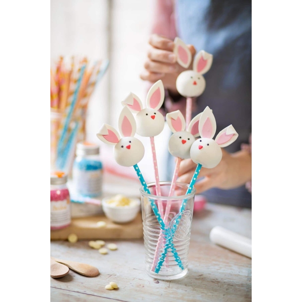 Betisoare / pai din hartie Multicolor, 80 bucati - Decora - Anyta Cooking