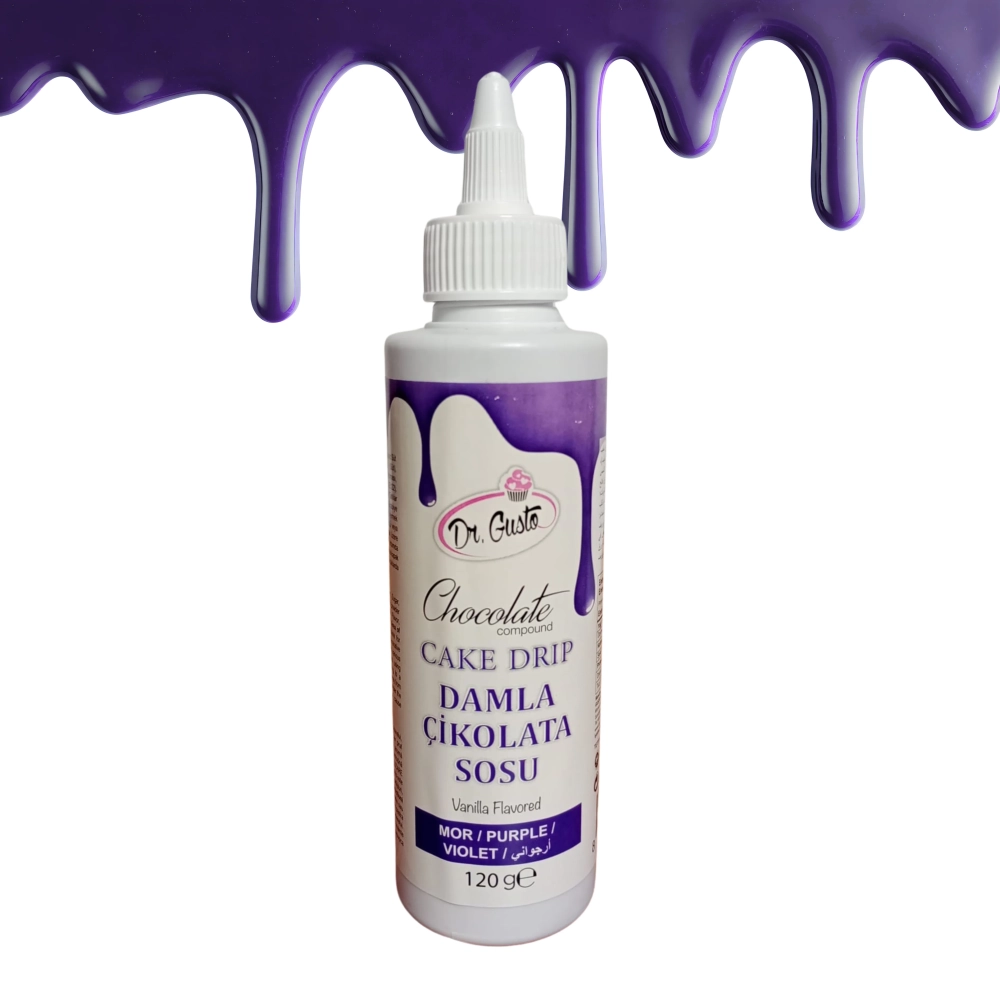 Glazura de ciocolata - Cake Drip - MOV - 120g - Dr Gusto