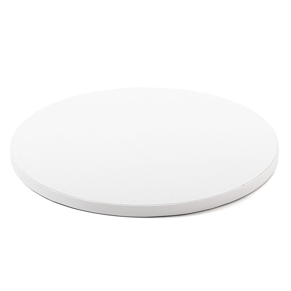 Cake Drum-Alb-Ø 50 cu 1.2 cm grosime -Decora - Anyta Cooking