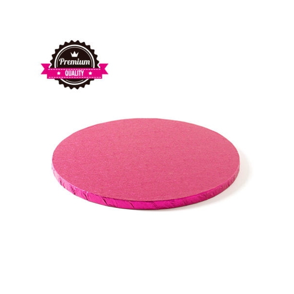 Cake Drum-Fucsia - Ø 25 cu 1.2 cm grosime -Decora - Anyta Cooking