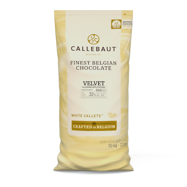 Ciocolata Alba Fina 32% VELVET W3 - 10 Kg - Callebaut - Anyta Cooking