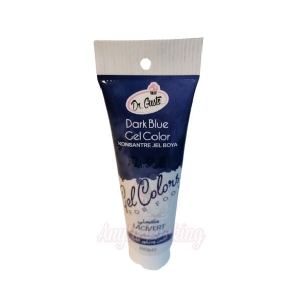 Colorant Alimentar Gel -ALBASTRU INCHIS-DARK BLUE 100 Gr - Dr Gusto - Anyta Cooking