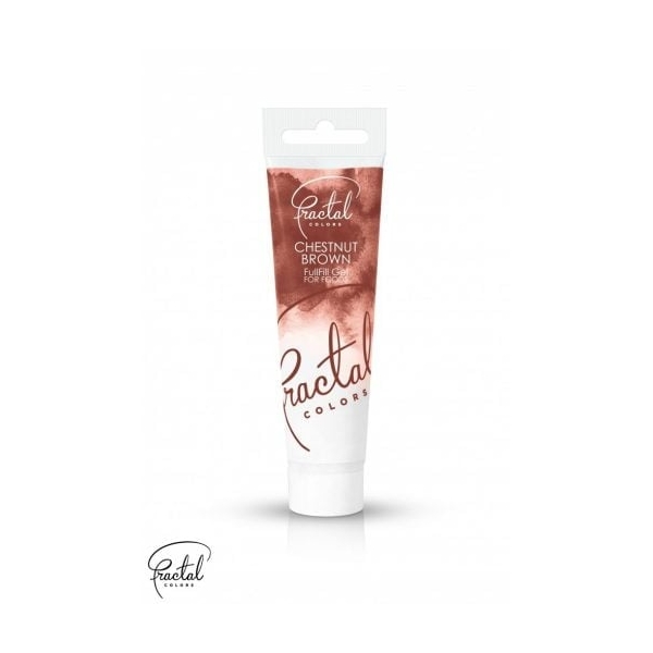 Colorant necomestibil - GEL CHESTNUT BROWN - 30 g- Fractal 