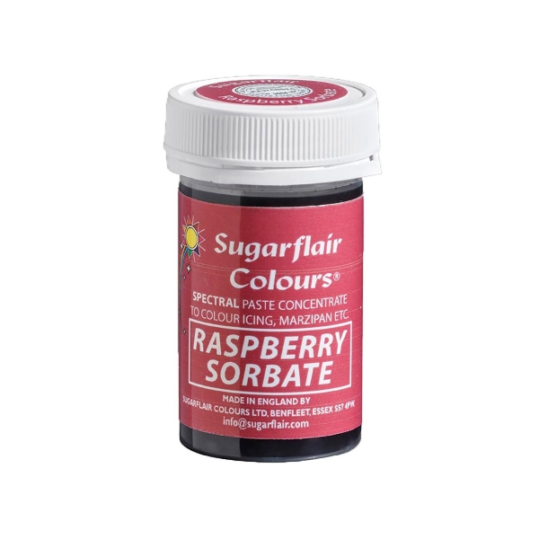 Colorant Alimentar Gel - RASPBERRY SORBATE- 25G - Sugarflair - Anyta Cooking