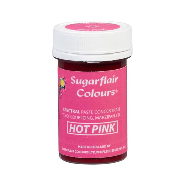 Colorant Alimentar Gel ROZ APRINS/HOT PINK – 25 G – Sugarflair - Anyta Cooking