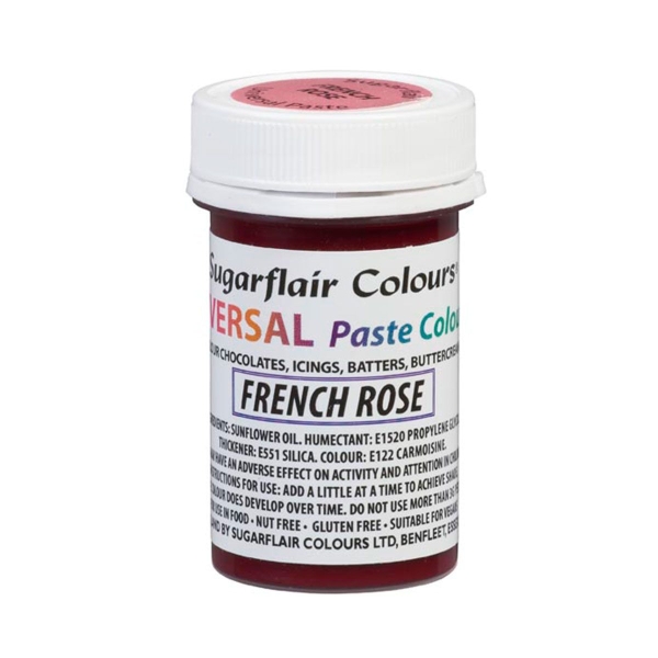 Colorant Alimentar Gel ROZ/FRENCH ROSE – 22 G – Sugarflair - Anyta Cooking