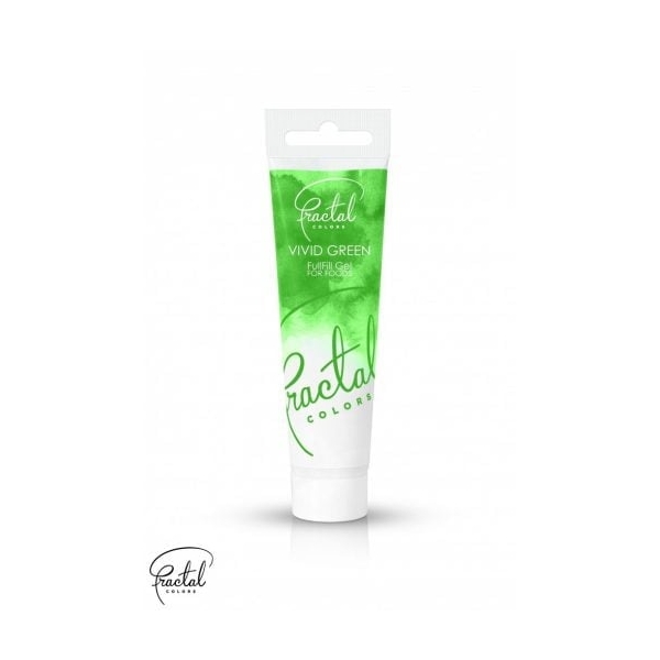 Colorant alimentar - GEL VIVID GREEN 30 g- Fractal