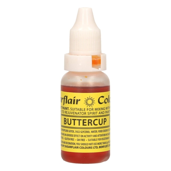Colorant Alimentar Lichid - BUTTERCUP / GALBEN - 14 ml. - Sugarflair - Anyta Cooking