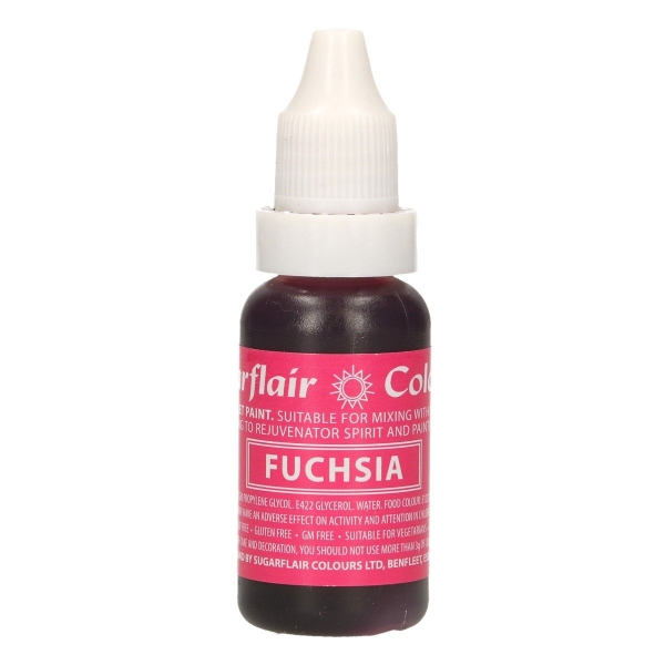 Colorant Alimentar Lichid - FUCSIA - 14 ml. - Sugarflair - Anyta Cooking
