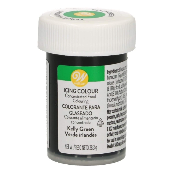 Colorant alimentar Pasta/Gel- Kelly Green -28 gr. - Wilton - Anyta Cooking