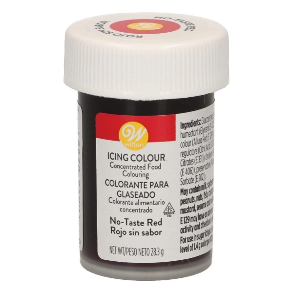 Colorant alimentar Pasta/Gel- Red no taste -28 gr. - Wilton - Anyta Cooking