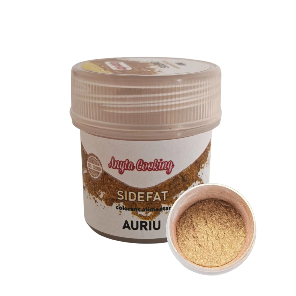 Colorant alimentar pudra - Auriu / Gold - 5g - Anyta Cooking