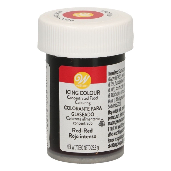 Colorant alimentar -RED ,Rosu Intens-28g- Wilton - Anyta Cooking