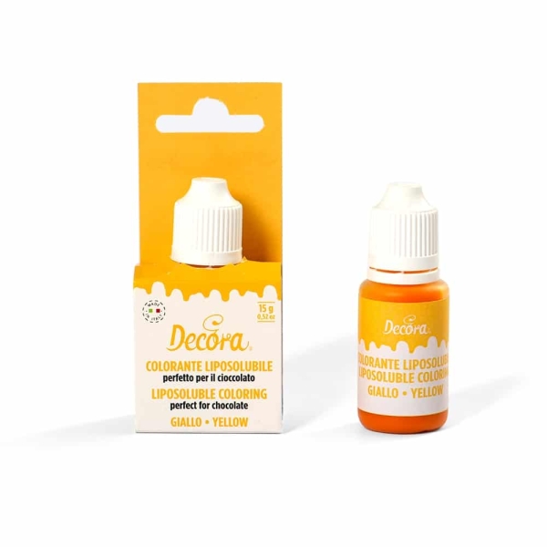 Colorant Ciocolata - YELLOW / Galben -15G - Decora - Anyta Cooking
