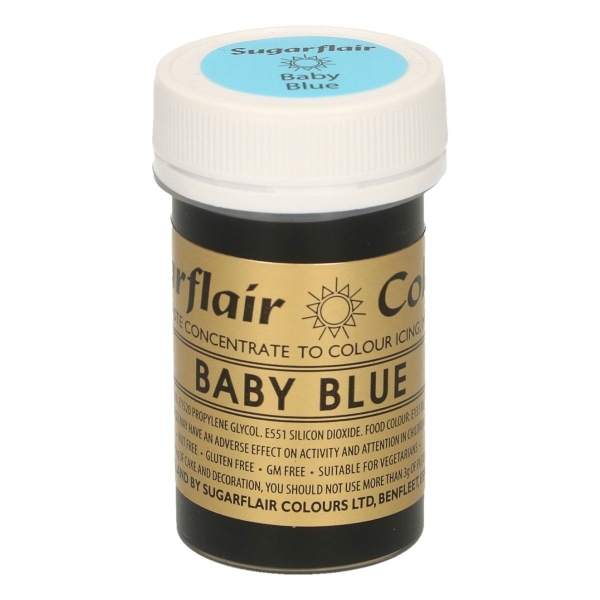 Colorant -Gel Albastru Deschis / Baby Blue – 25 G – Sugarflair - Anyta Cooking