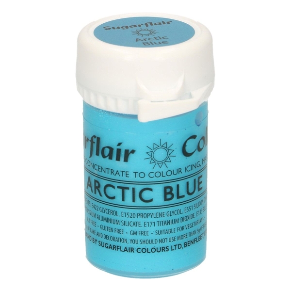Colorant Gel – ARCTIC ALBASTRU / Arctic Blue – Sugarflair - Anyta Cooking