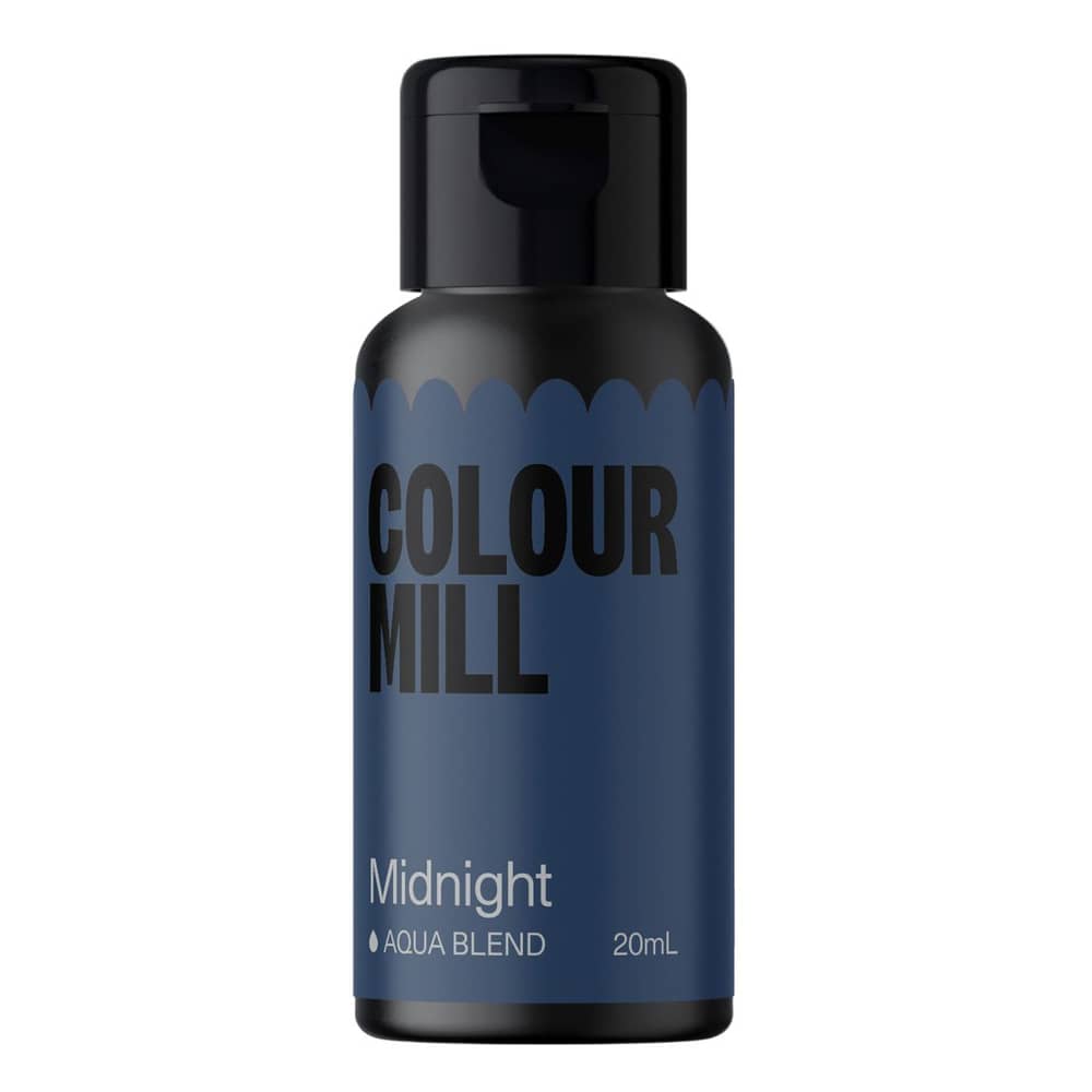  Colorant Gel Concentrat Hidrosolubil - MIDNIGHT - 20 ml - Colour Mill