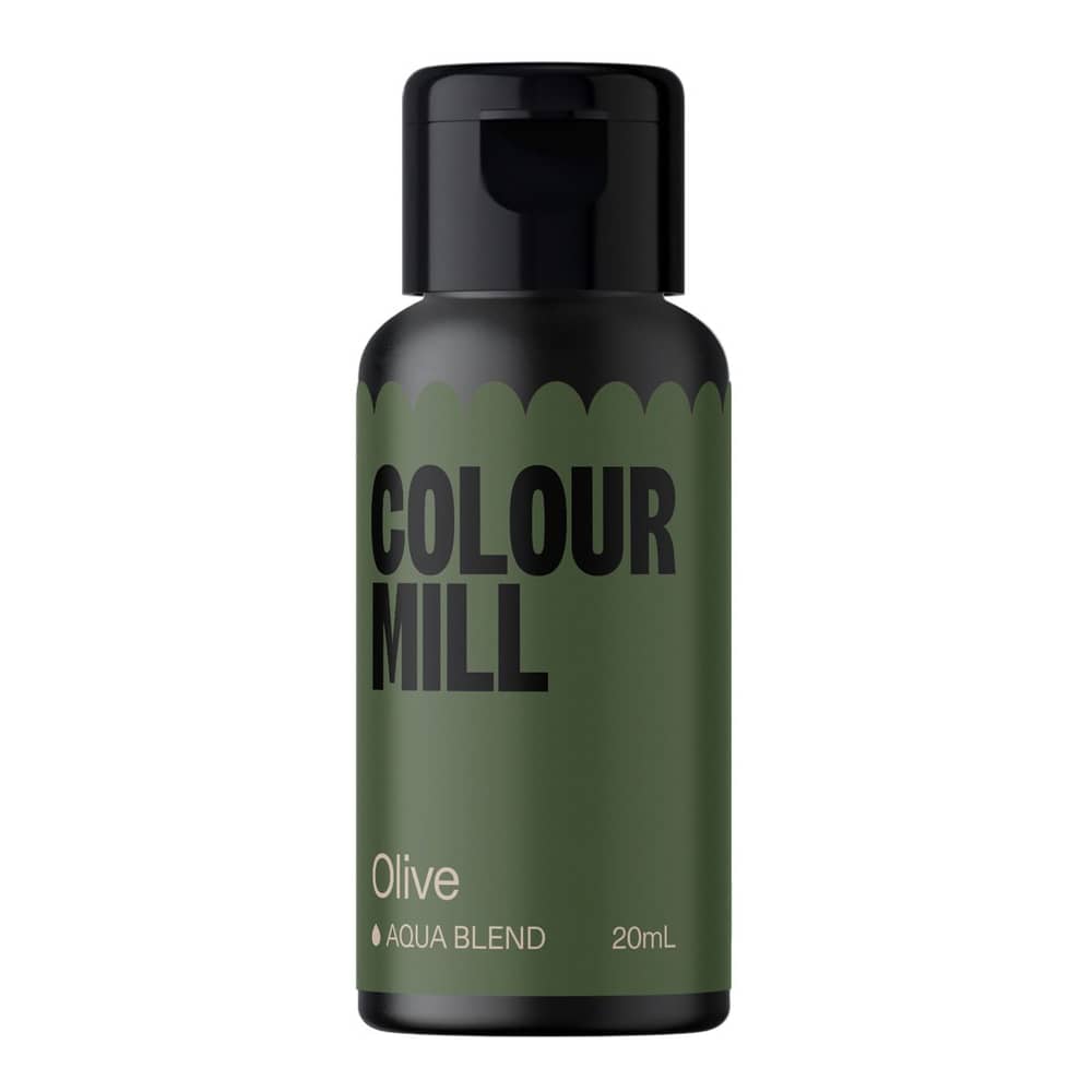 Colorant Gel Concentrat Hidrosolubil - OLIVE - 20 ml - Colour Mill