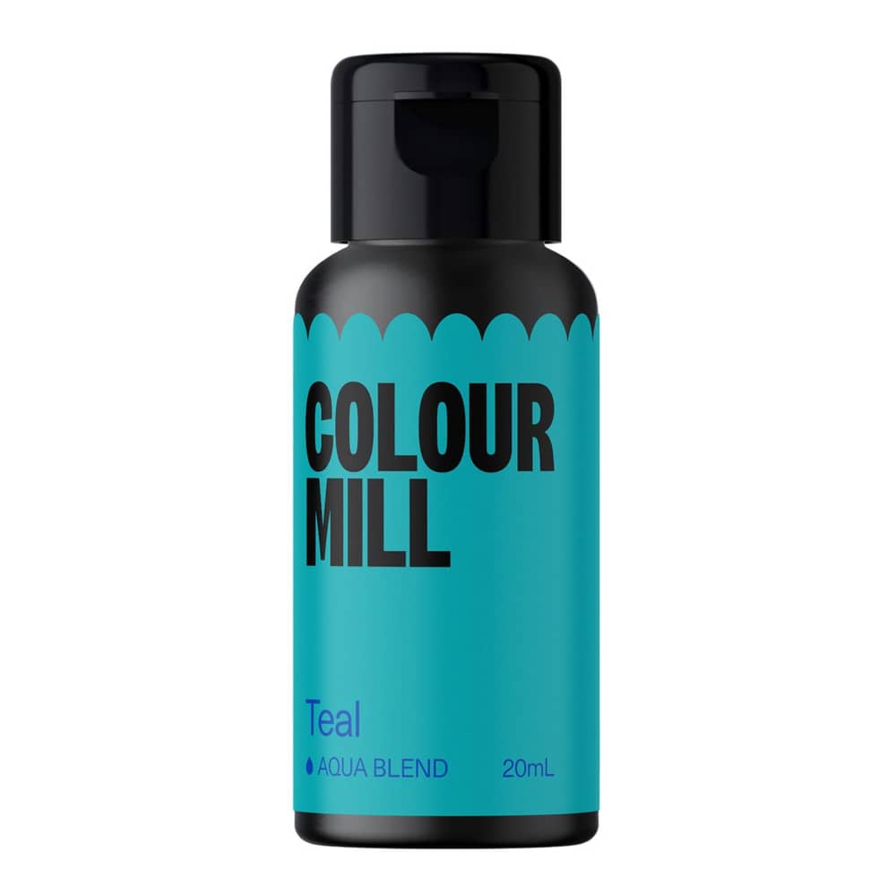 Colorant Gel Concentrat Hidrosolubil - TEAL - 20 ml - Colour Mill