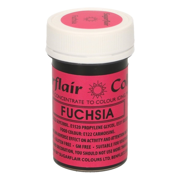 Colorant Gel - Fucsia / Fuchsia - 25 gr - Sugarflair - Anyta Cooking