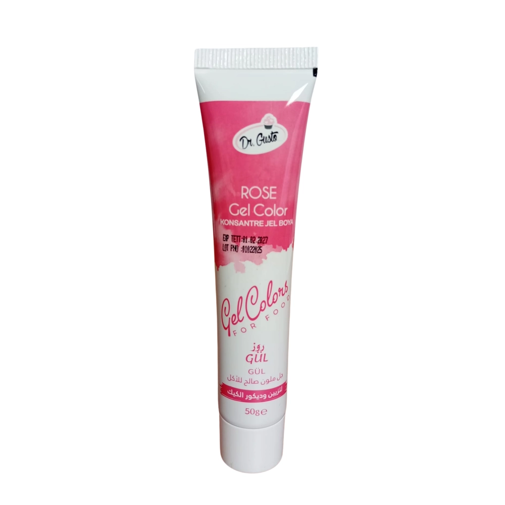 Colorant alimentar gel ROSE - 50g - Dr. Gusto