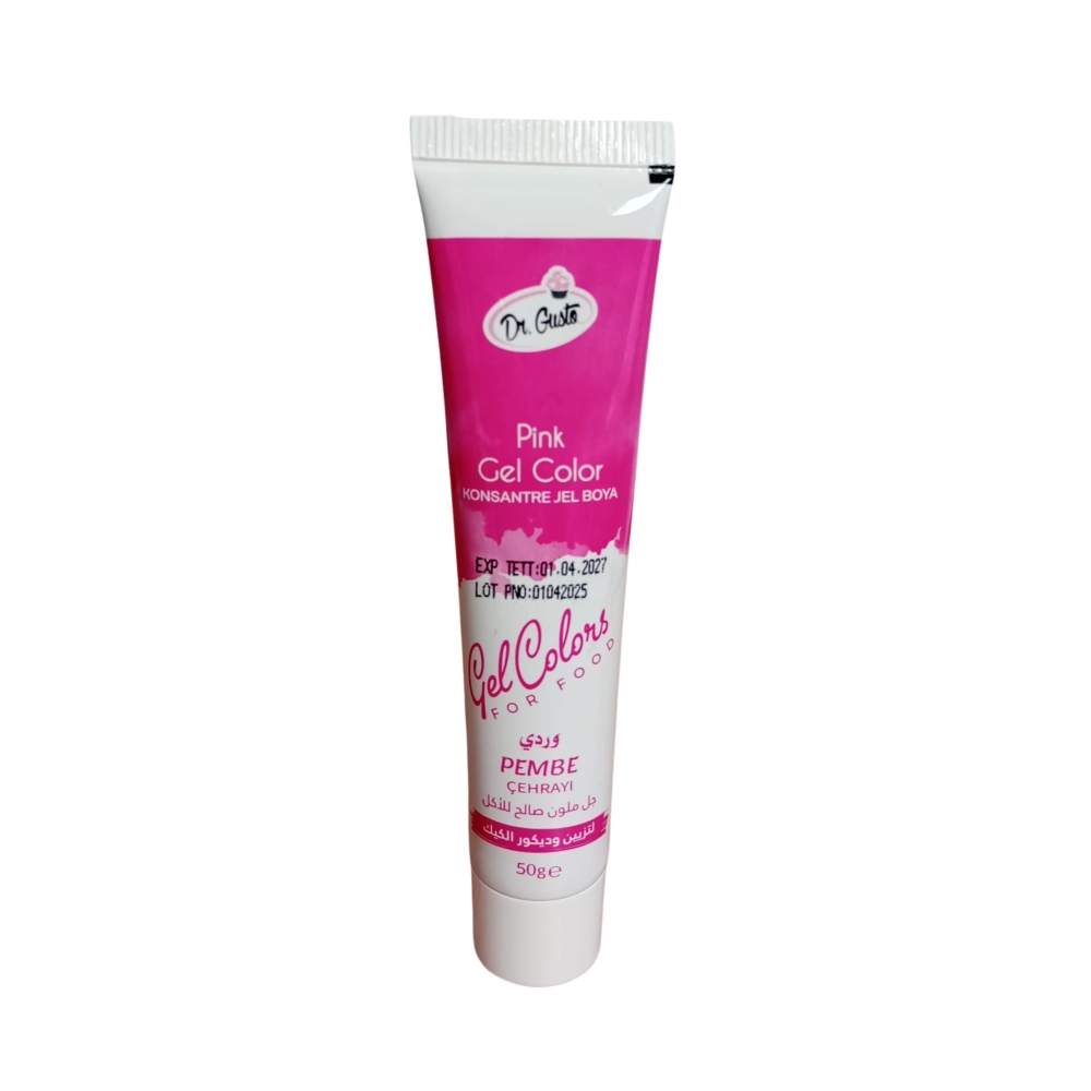 Colorant alimentar gel ROZ / PINK - 50g - Dr. Gusto