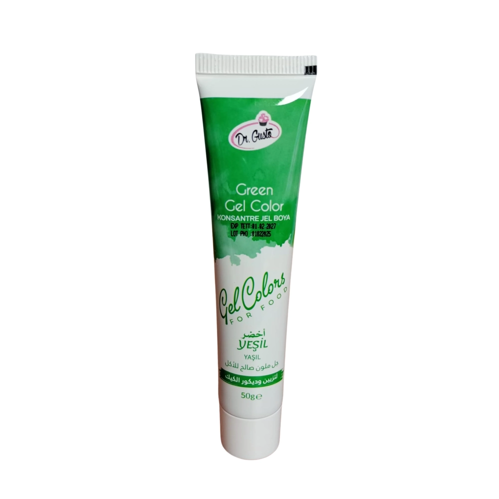 Colorant alimentar gel VERDE - 50g - Dr. Gusto