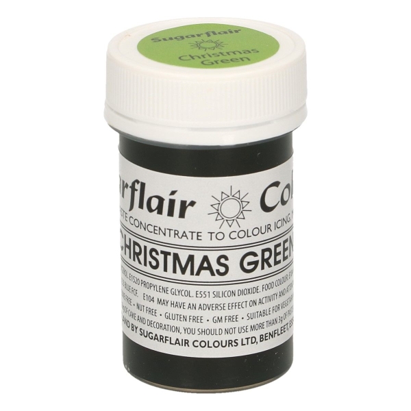 Colorant Gel – VERDE CRACIUN / Christmas Green – Sugarflair - Anyta Cooking