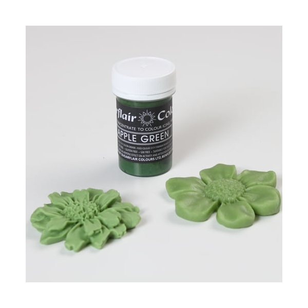 Colorant Pasta/Gel - APPLE GREEN / Verde Mar 25g - Sugarflair - Anyta Cooking