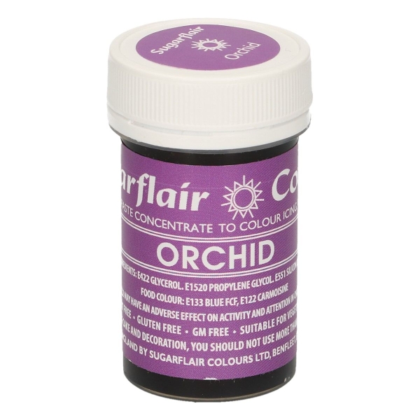 Colorant Pasta/Gel - ORCHID / Mov Orhidee 25g - Sugarflair - Anyta Cooking