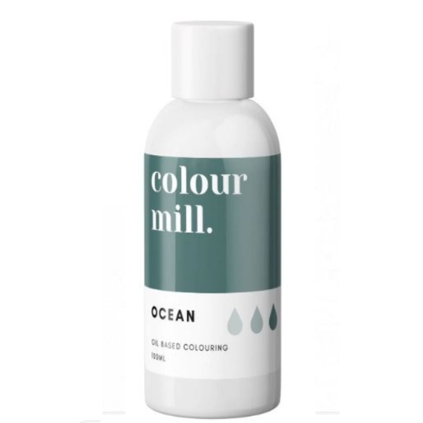 Colorant pt Ciocolată ,Crema de Unt etc.-Ocean, 100 ml-Colour Mill - Anyta Cooking